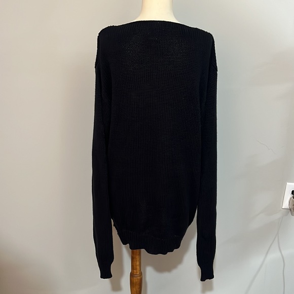 The People Vs. black sweater sz M - Picture 7 of 14